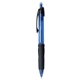 aerial view a blue uni - ball(r) power tank rt pen, image 1 of 2