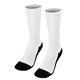 aerial view a white 19 dye sublimated socks (pair), image 1 of 2