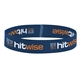 aerial view a white 1/2 h x 7 l dye - sublimated stretchy elastic bracelet, image 1 of 2