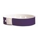 aerial view a purple 3/4 vinyl wristband, image 1 of 2