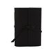 aerial view a black leather & green linen accent cooper large journal, image 1 of 2