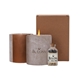 aerial view a group of luxurious glimmer candle gift set, image 1 of 2
