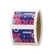 aerial view a group of 3 x 2 rectangle roll labels, image 1 of 3