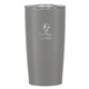 aerial view a matte gray with clear lid 20 oz himalayan tumbler, image 1 of 5