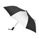 a black/white the revolution folding umbrella with auto open