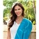 a turquoise 35 x 60 midweight beach towel