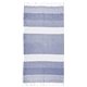 aerial view a blue/white riviera peshtemal beach towel(tm), image 1 of 2