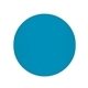 aerial view a turquoise surfside 360 round beach towel(tm), image 1 of 2
