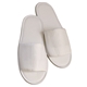 a white waffle weave slippers