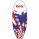 aerial view a white palmz stock design surfboard towel, image 1 of 3