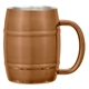 aerial view a copper 14 oz moscow mule barrel mug with box, image 1 of 2