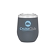 aerial view a matte storm cece 12 oz copper vacuum insulated stainless steel tumbler, image 1 of 6