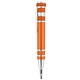 aerial view a orange pocket pal aluminium screw tool pen, image 1 of 2