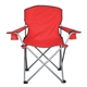 aerial view a red mega game day event folding captains chair (330 lbs capacity) - in stock, fast shipping, image 1 of 4