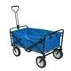 aerial view a blue folding utility wagon, image 1 of 2