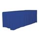 aerial view a royal 6 4- sided fitted style table covers table throws - 2 color imprint, image 1 of 2