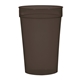aerial view a smoke 17 oz translucent stadium cup, image 1 of 2