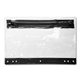 a clear pouch with black trim school supply pencil pouch