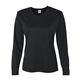 aerial view a black c2 sport - womens performance long sleeve t - shirt, image 1 of 3