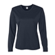 aerial view a navy c2 sport - womens performance long sleeve t - shirt, image 1 of 3