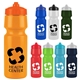 a group of mighty shot bike bottle with valve lid - 24. oz