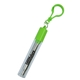 aerial view a lime green telescope reusable straw, image 1 of 2