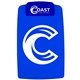 a royal blue clip & transparent blue clipboard legal size contour clipboard