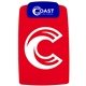 a royal blue clip & transparent red clipboard legal size contour clipboard
