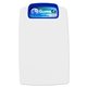 a white board & royal blue clip legal size contour clipboard - digital on clip