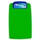 a transparent green board & royal blue clip legal size contour clipboard - digital on clip