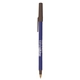 aerial view a cobalt barrel & espresso trim bic round stic ballpoint pen - promotional pens, image 2 of 2