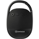 aerial view a black fabric clip waterproof bluetooth speaker, image 1 of 11