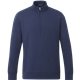 aerial view a vintage navy (573) mens dayton classic fleece half zip pullover, image 1 of 5