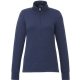 aerial view a vintage navy (573) womens dayton classic fleece half zip pullover, image 1 of 5