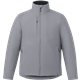 aerial view a steel grey (945) mens kyes eco packable insulated jacket, image 1 of 5