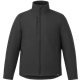 aerial view a black (995) mens kyes eco packable insulated jacket, image 1 of 5