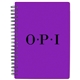 aerial view a violet purple pocket buddy notebook, image 1 of 4