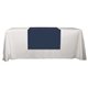 aerial view a navy elegant 60- inch table runner, image 1 of 3
