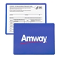 a royal blue vaccine card holder
