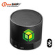 aerial view a black addison wireless round speaker, image 1 of 11