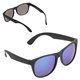 aerial view a black/blue palmetto colored - lens sunglasses, image 1 of 2