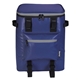 aerial view a navy koozie(r) olympus mid size 24- can cooler backpack, image 1 of 14
