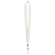 a white good value(tm) 1 rpet fine - print lanyard