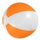 aerial view a white with orange 16 custom beach ball, image 1 of 2