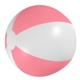 aerial view a white with pink 16 custom beach ball, image 1 of 2