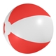 aerial view a white with red 16 custom beach ball, image 1 of 2