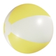 aerial view a white with yellow 16 custom beach ball, image 1 of 2