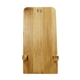 aerial view a bamboo bamboo wireless charger phone stand, image 1 of 2
