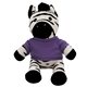 a black with white 6 zander zebra - shirt