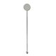 aerial view a silver stainless steel cocktail stirrer, image 1 of 2